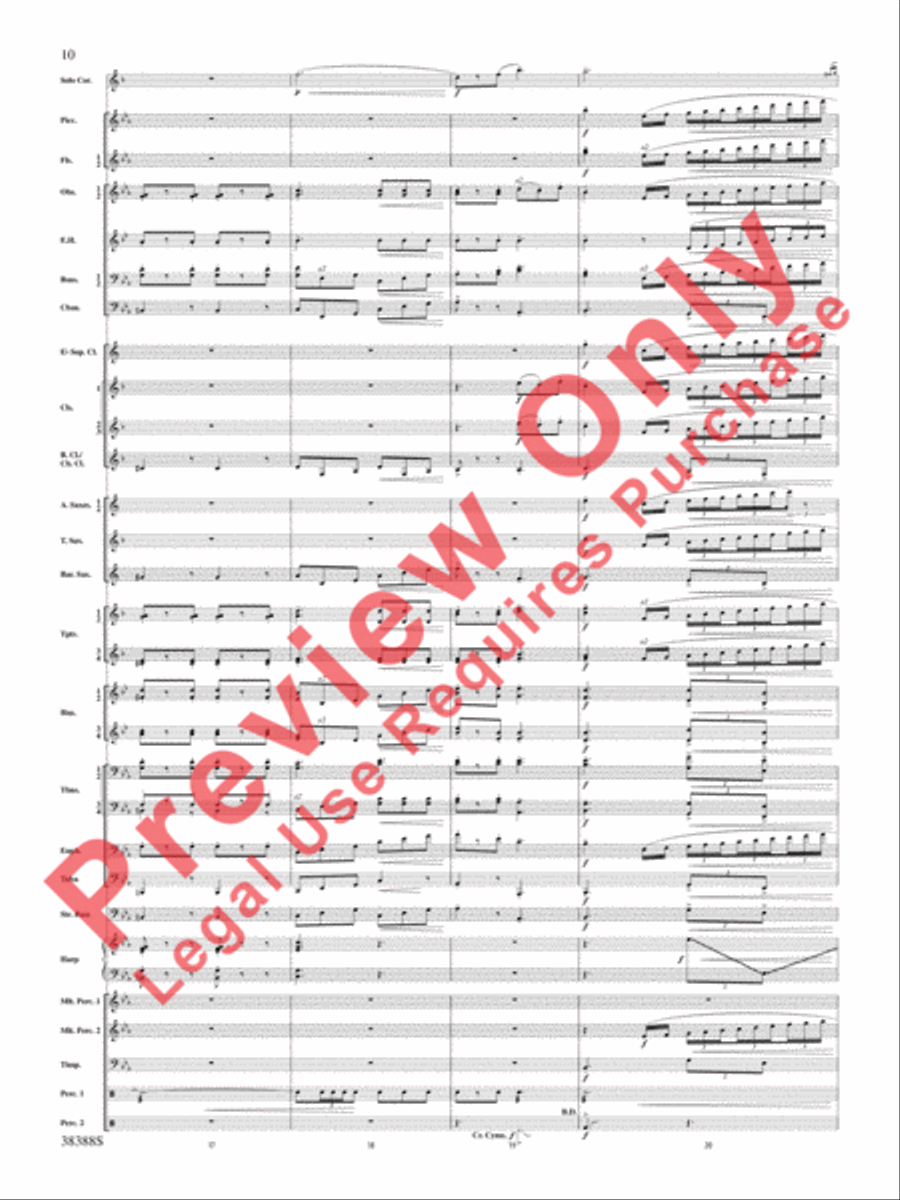 Napoli Napoli Concert Band scores gallery preview page 11