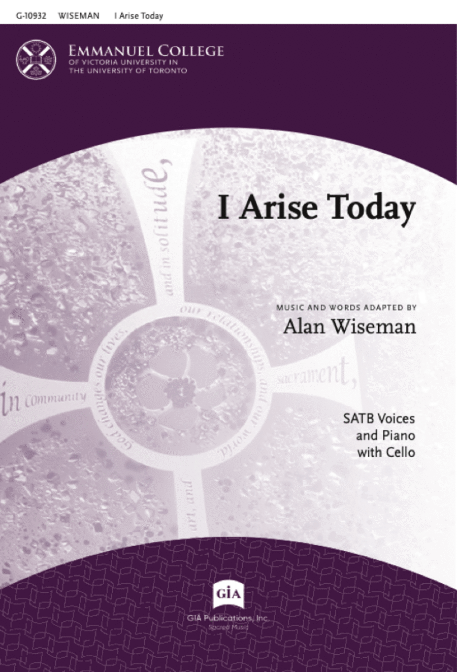 I Arise Today 4-Part scores gallery preview page 1