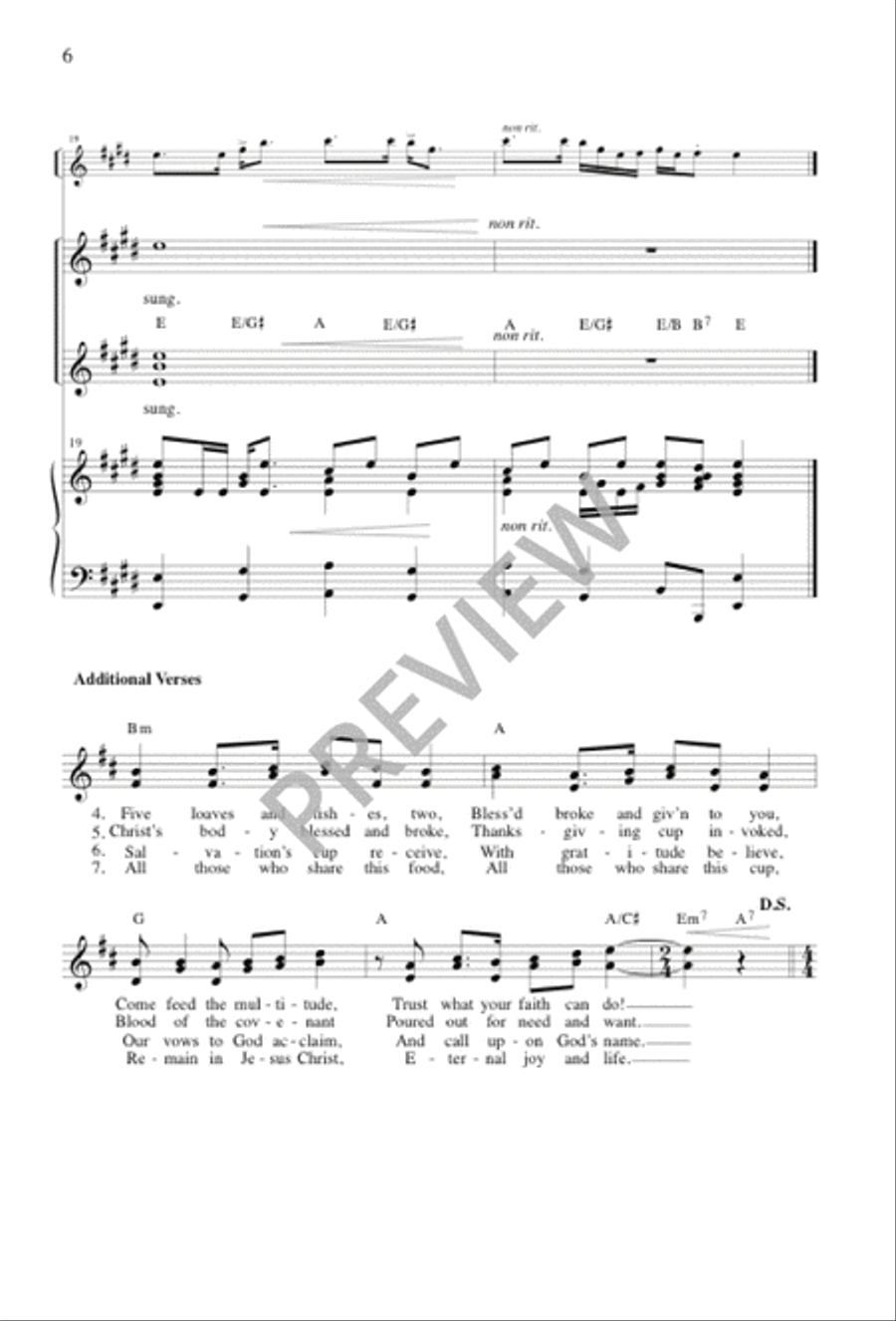 ’Round the Table 2-Part scores gallery preview page 7