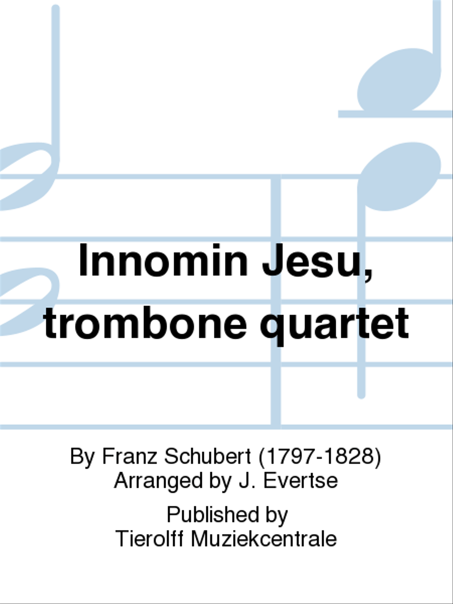 In Nomine Jesu & Sanctus, Trombone Quartet Trombone Quartet scores gallery preview page 1