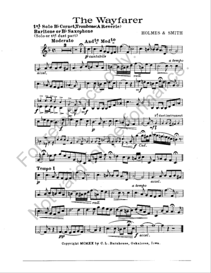 The Wayfarer The Wayfarer Tenor Saxophone scores gallery preview page 2