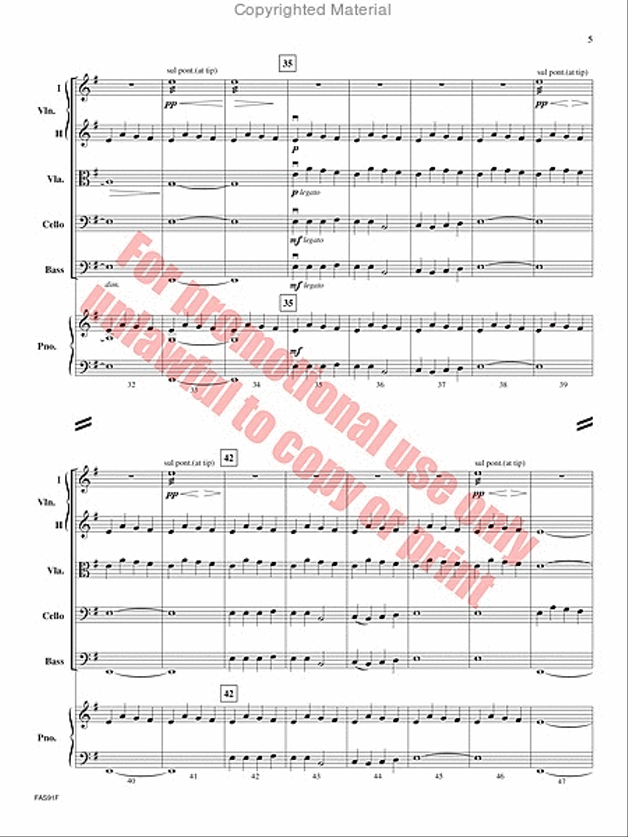 Wenceslas String Orchestra scores gallery preview page 6