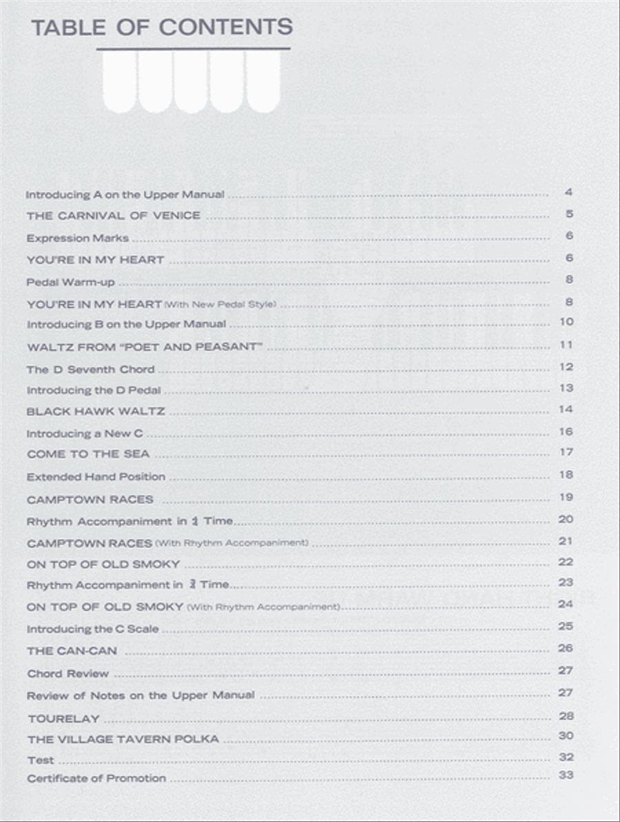 Palmer-Hughes Spinet Organ Course, Book 2 Organ scores gallery preview page 2