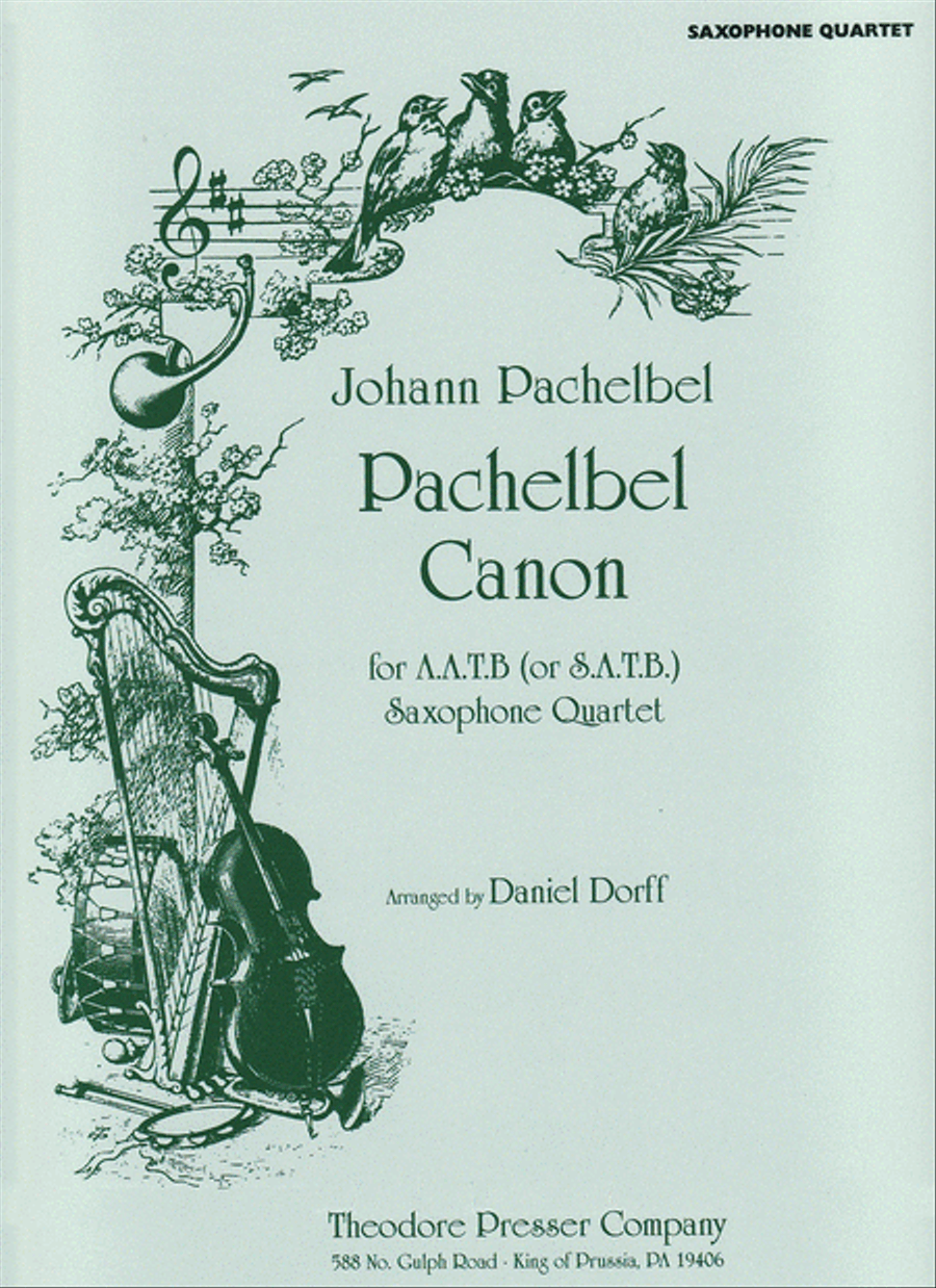 Pachelbel Canon by Johann Pachelbel Chamber Music - Sheet Music
