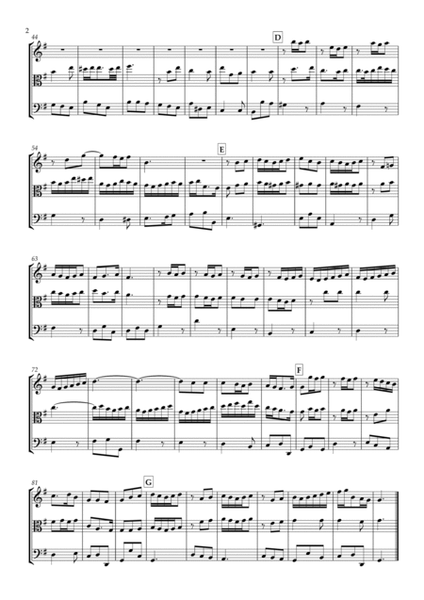 'Jesu! Jesu' from Brockes Passion HWV.48 for String Trio image number null