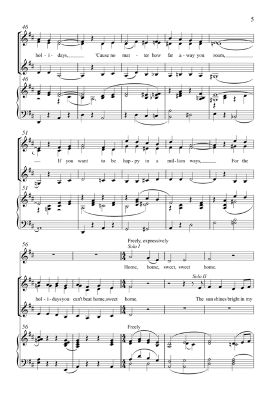 Home For The Holidays Home For The Holidays SSA scores gallery preview page 4