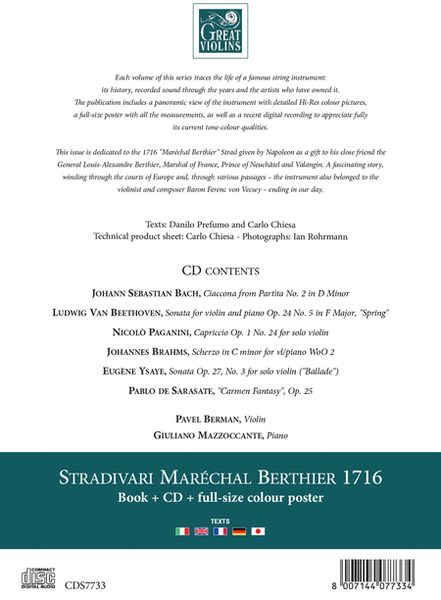 Stradivari Marechal Berthier 1716