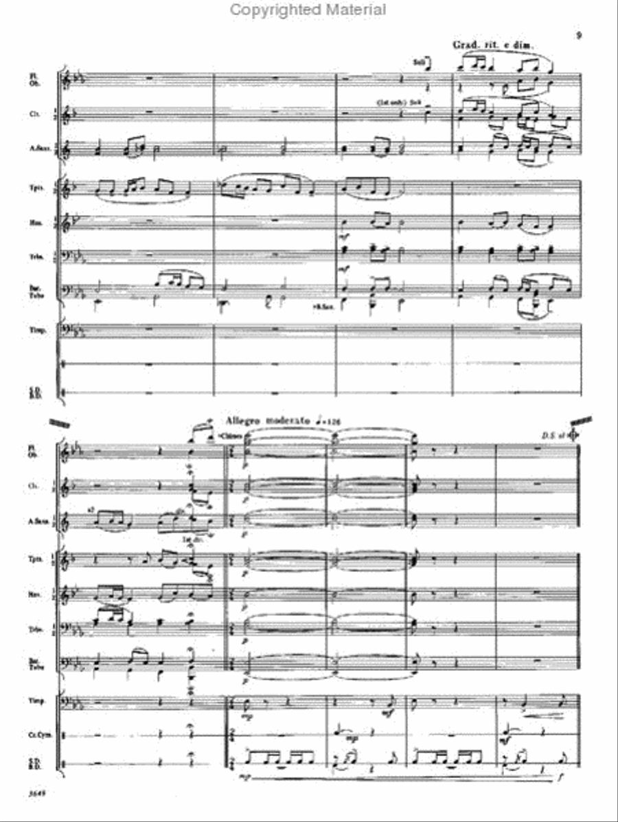 Triumphant Spirit by James Swearingen Concert Band - Sheet Music page 8