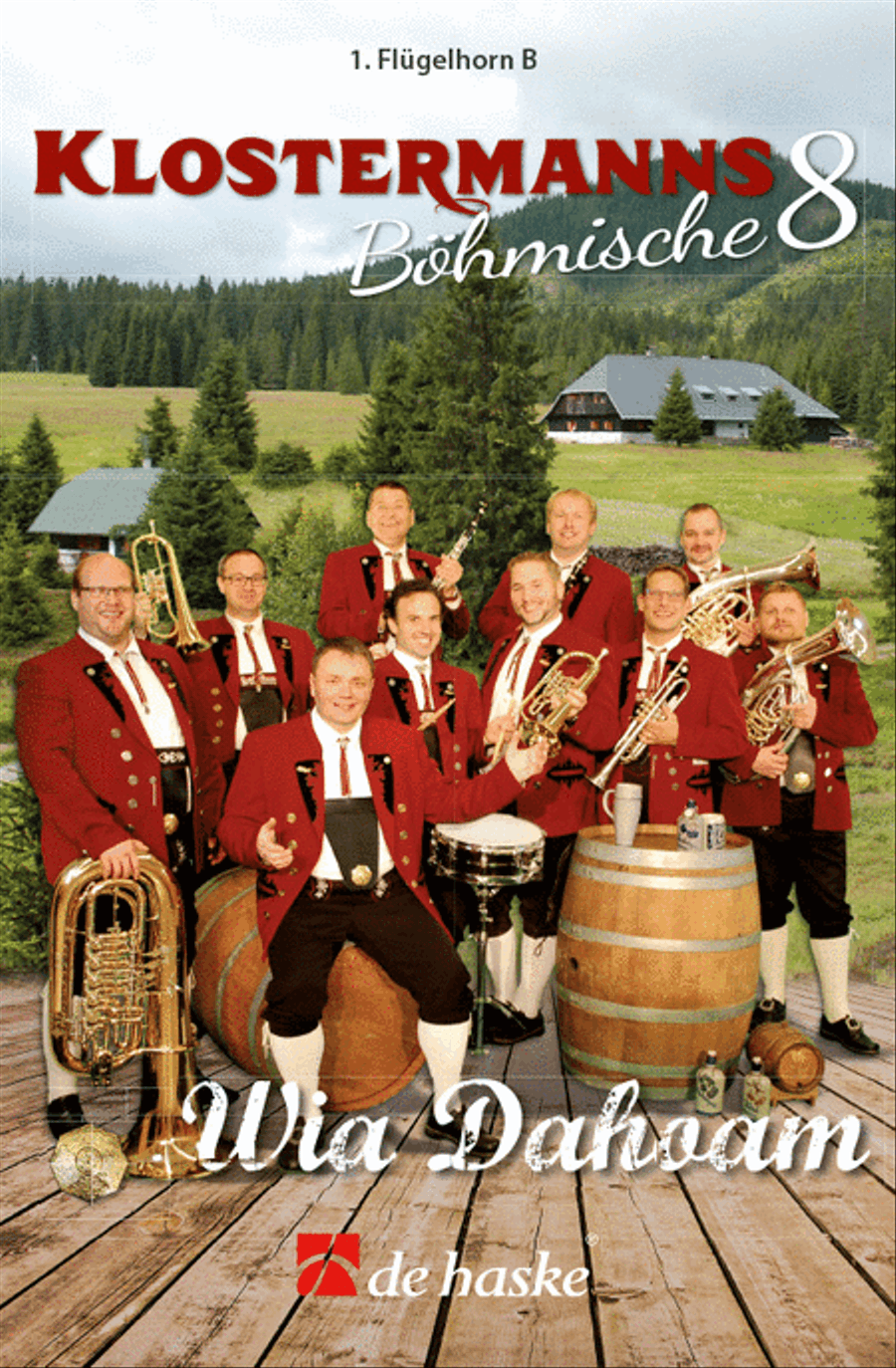 Klostermanns Böhmische 8 - Wia Dahoam (Flügelhrn1) Concert Band scores gallery preview page 1