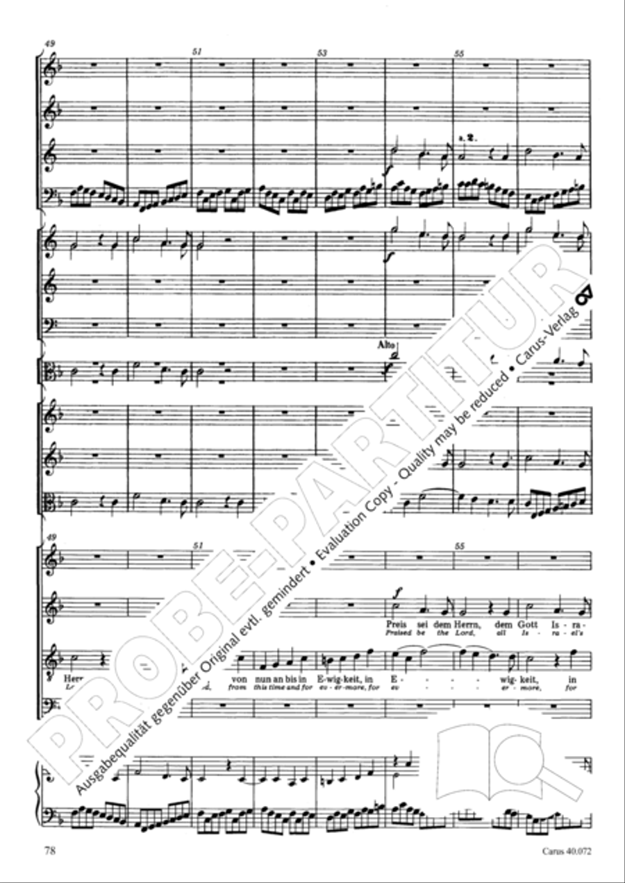 Psalm 42 Psalm 42 4-Part scores gallery preview page 78