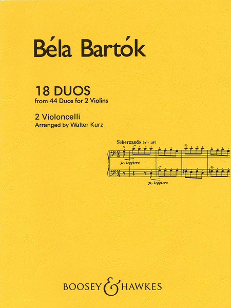 Bela Bartok : 18 Duos Violoncello