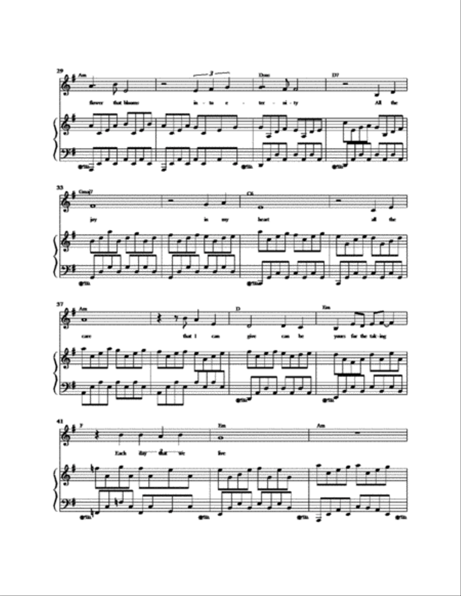 All the Love in the World Voice scores gallery preview page 4