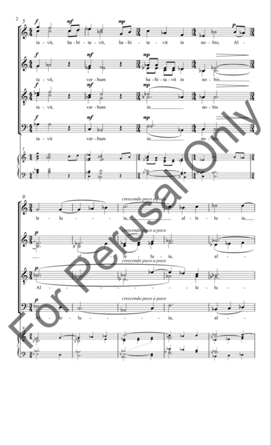 Verbum Caro Factum Est Divisi scores gallery preview page 3