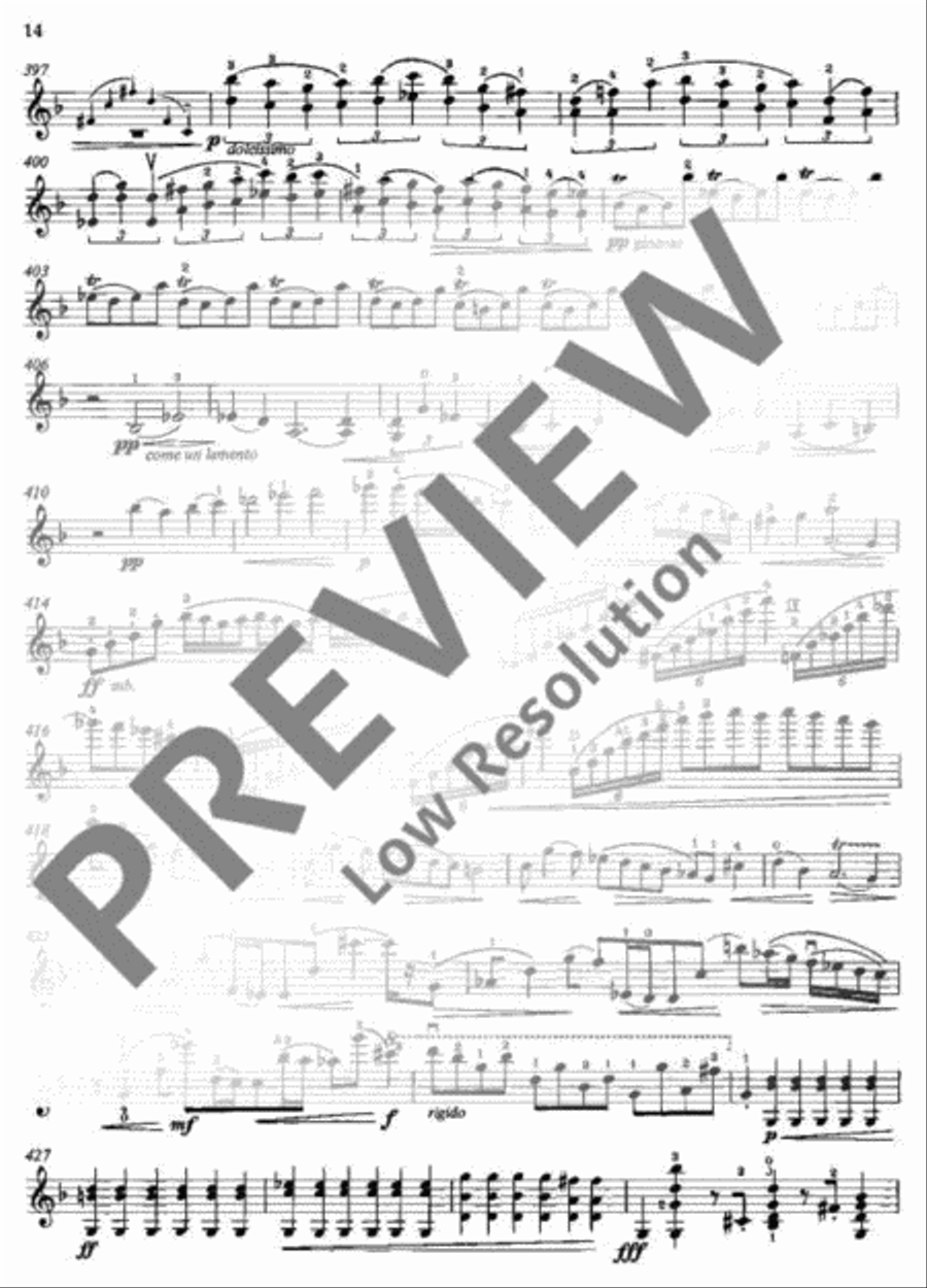 Il Vitalino raddoppiato Chamber Orchestra scores gallery preview page 15