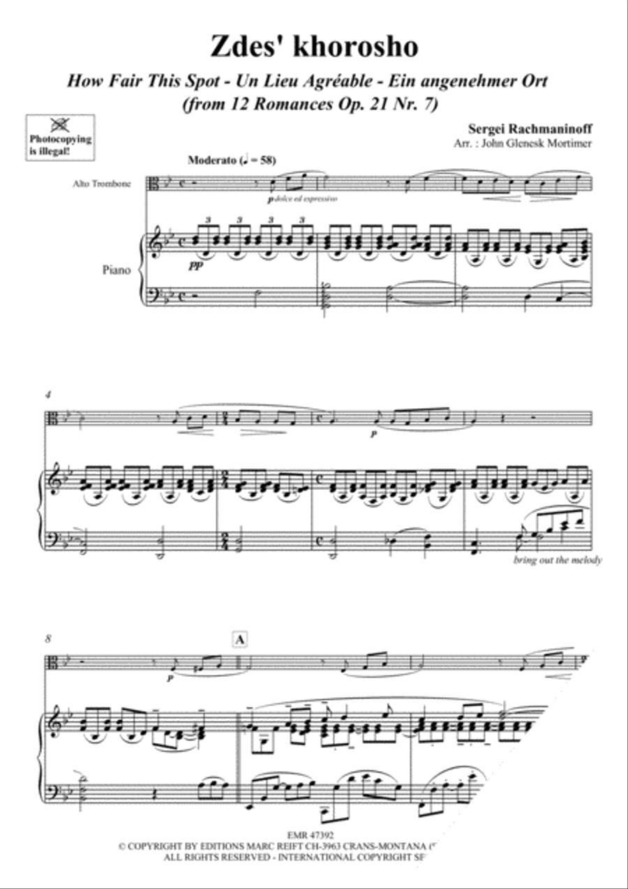 Zdes' khorosho Piano Accompaniment scores gallery preview page 3