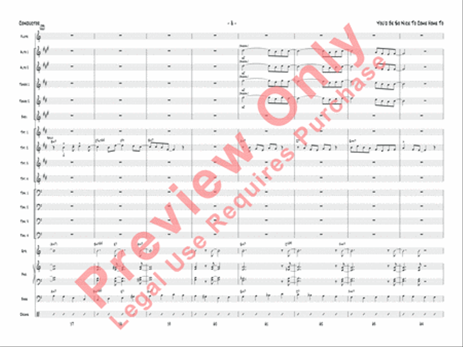 You'd Be So Nice to Come Home To Jazz Ensemble scores gallery preview page 11