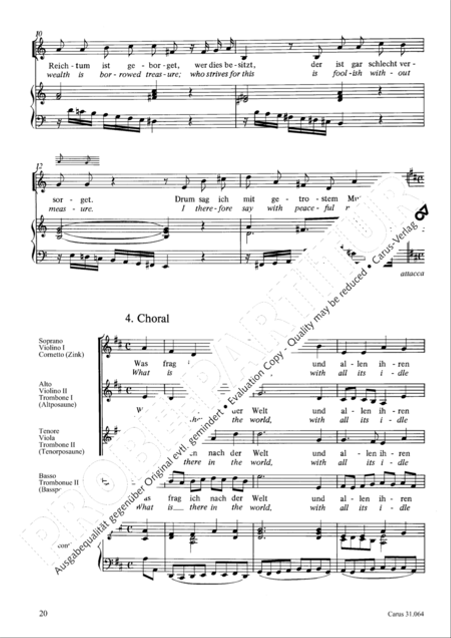 See now, what kind of love (Sehet, welch eine Liebe hat uns der Vater erzeiget) 4-Part scores gallery preview page 21