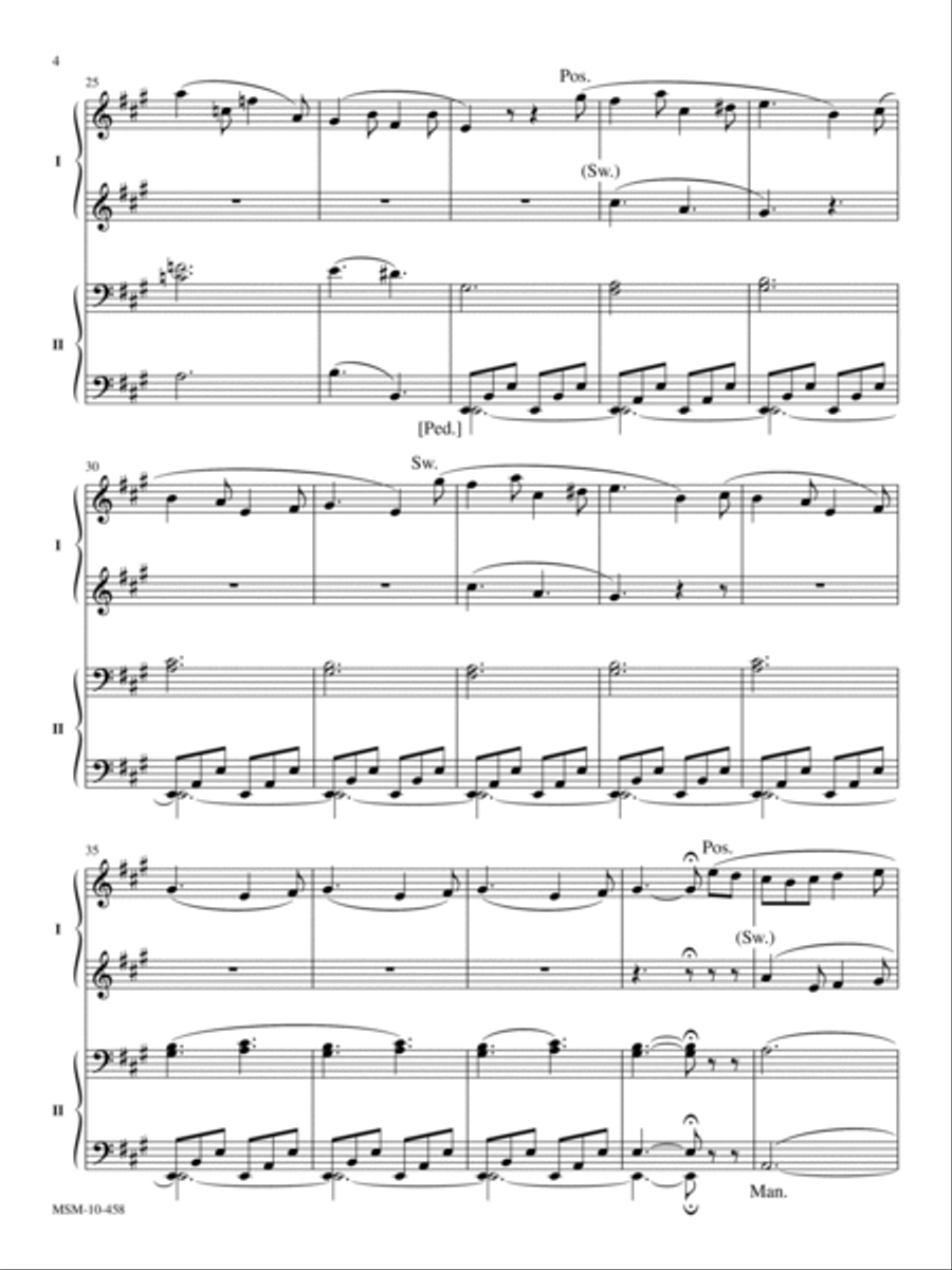 Four Duets for Organ (Downloadable)