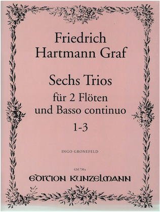 Book cover for 6 trios, volume 1