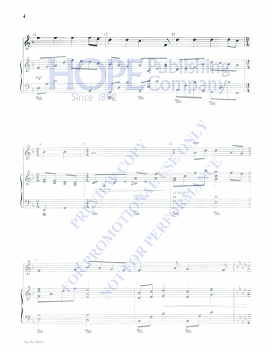 As the Deer Piano scores gallery preview page 4