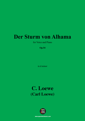 C. Loewe-Der Sturm von Alhama,in d minor,Op.54