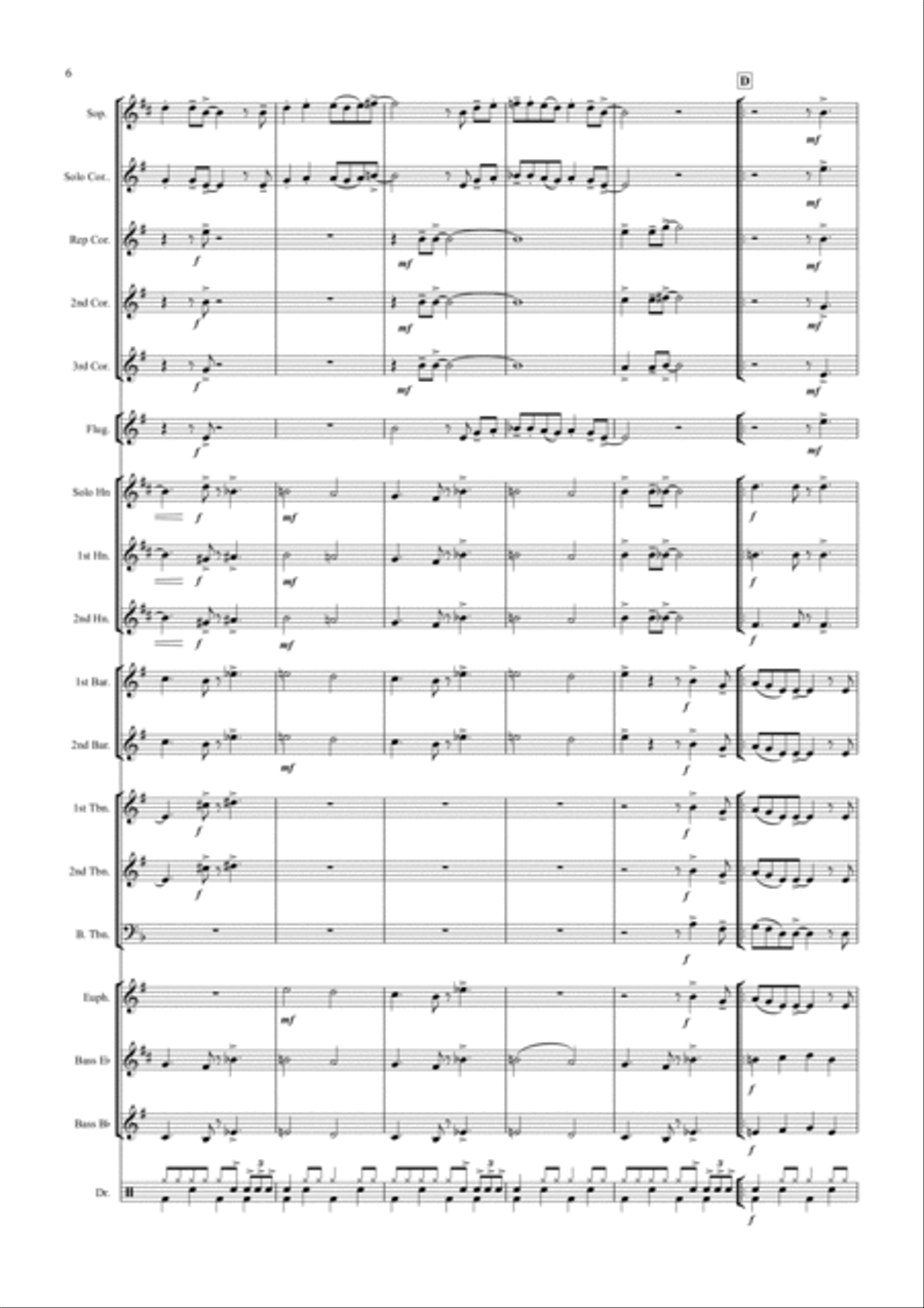 Hit The Road Jack Hit The Road Jack Brass Band scores gallery preview page 6