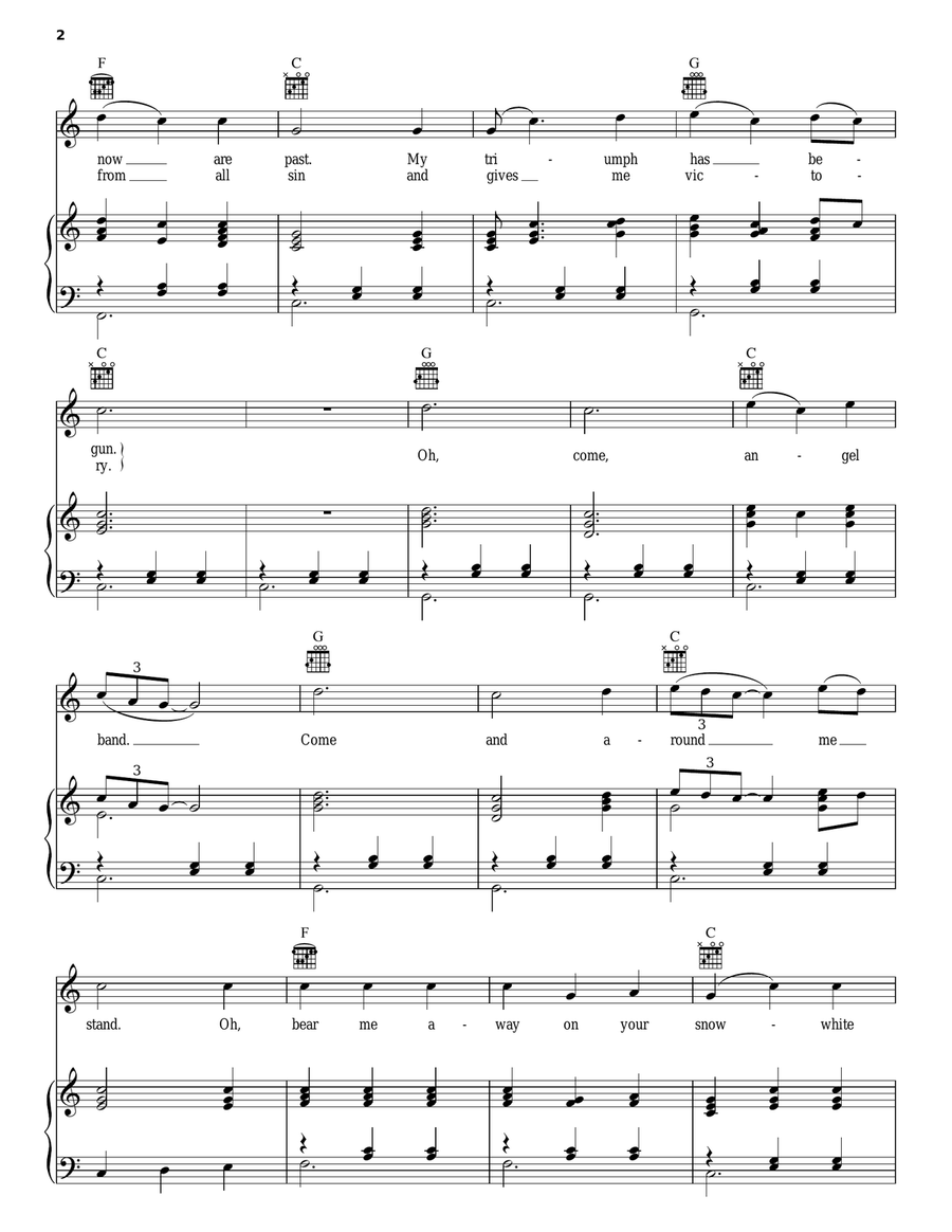 Angel Band Angel Band Piano, Vocal, Guitar scores gallery preview page 2