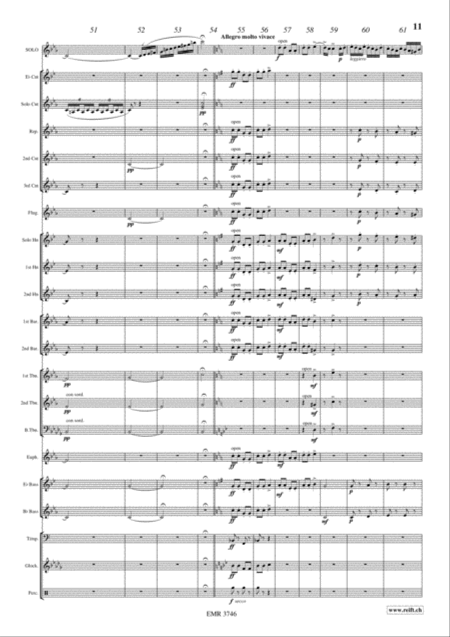 Zigeunerweisen Brass Band scores gallery preview page 12