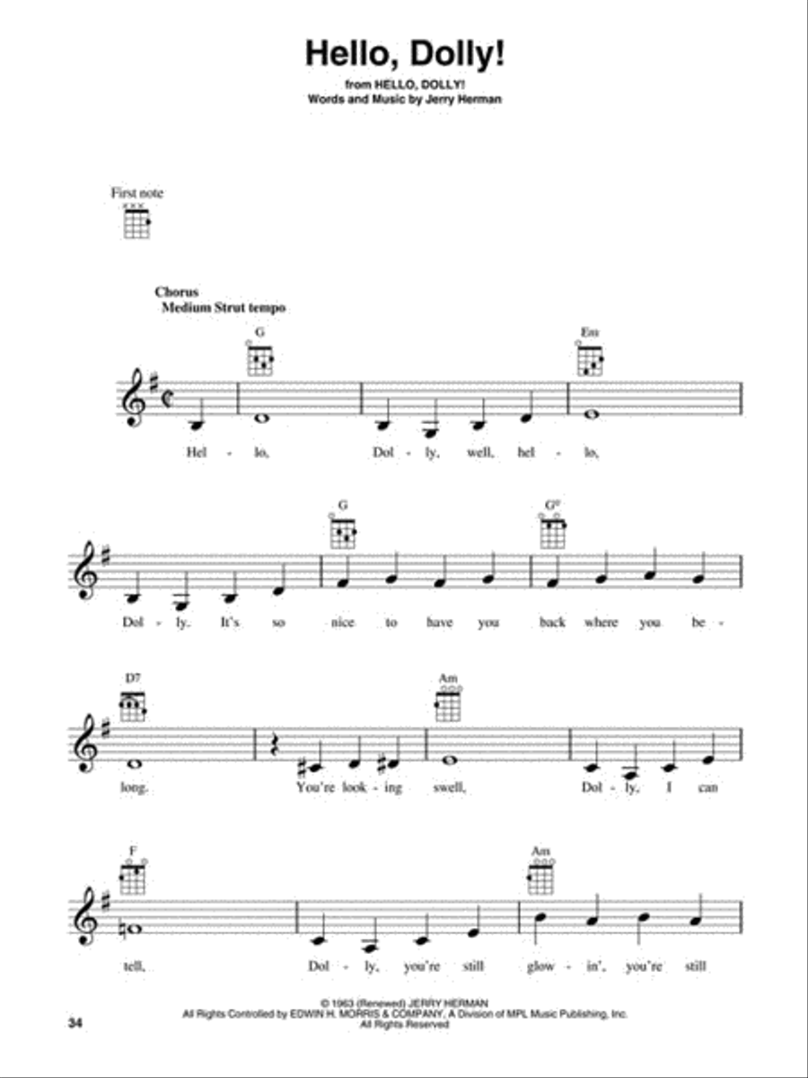 Broadway Classics for Ukulele Ukulele scores gallery preview page 3
