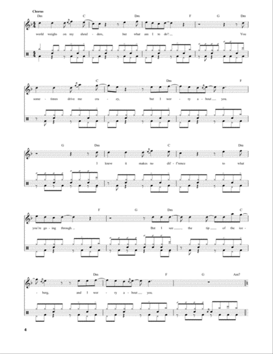 Distant Early Warning Drum Set scores gallery preview page 4