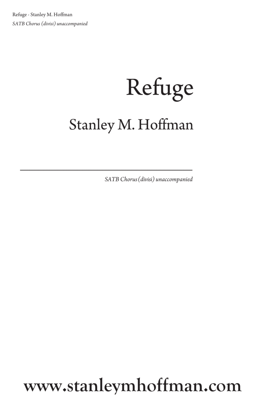Refuge 4-Part scores gallery preview page 1