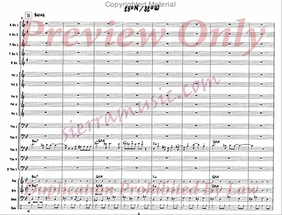 23 degrees N 82 degrees W Jazz Ensemble scores gallery preview page 9