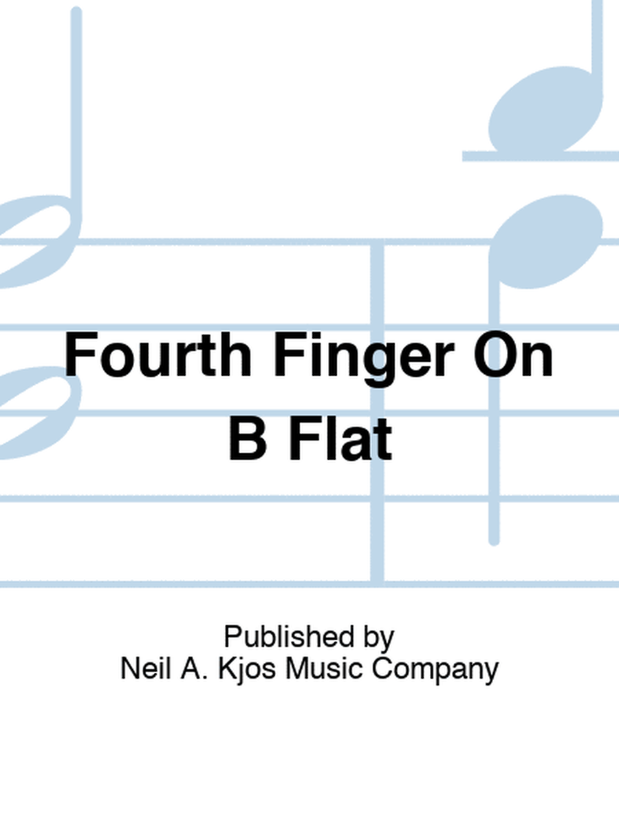 Fourth Finger On B Flat