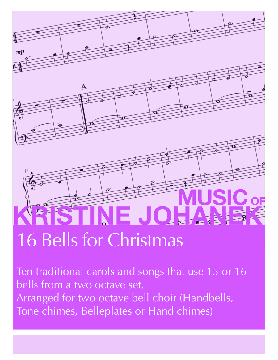 16 Bells for Christmas (Two Octave Handbell Choir. Reproducible) image number null