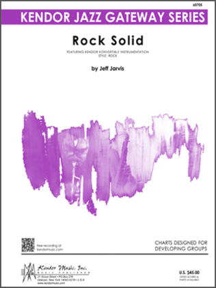 Book cover for Rock Solid (Full Score)