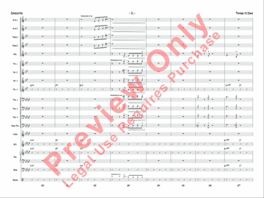 Things to Come Things to Come Jazz Ensemble scores gallery preview page 22