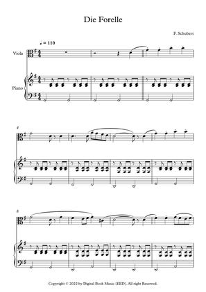 Die Forelle - Franz Schubert (Viola + Piano)