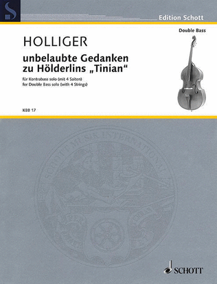 Book cover for Unbelaubte Gedanken zu Holderlins "Tinian"