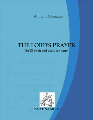 Book cover for THE LORD'S PRAYER (SATB choir and piano or harp)