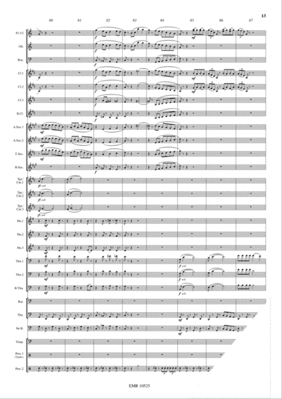 Swanee Concert Band scores gallery preview page 14