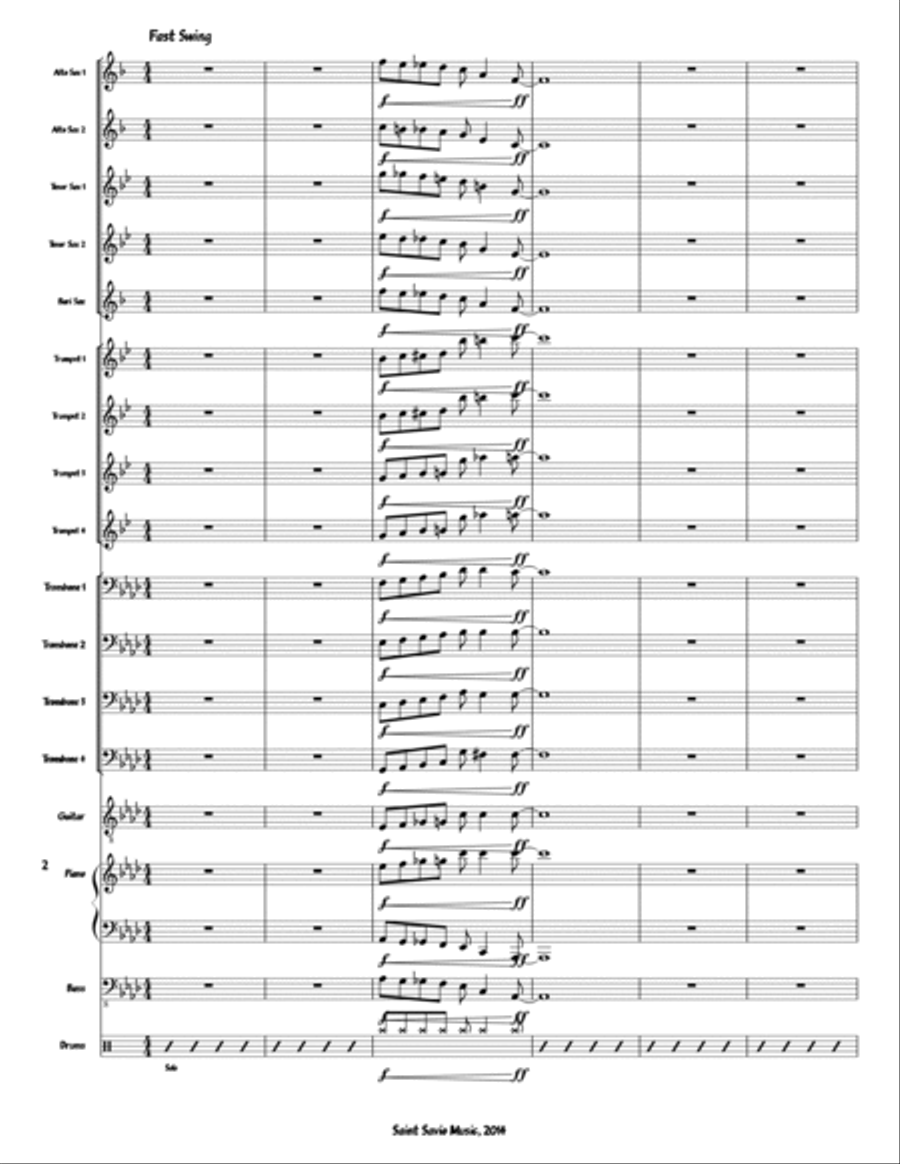The Teller Jazz Ensemble scores gallery preview page 2