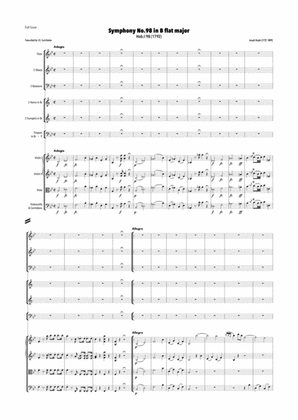 Haydn - Symphony No.98 in B flat major, Hob.I:98