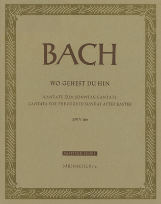 Book cover for Wo gehest du hin?, BWV 166