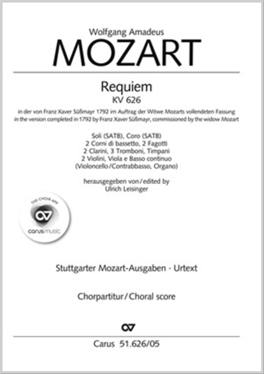 Requiem 4-Part scores gallery preview page 1