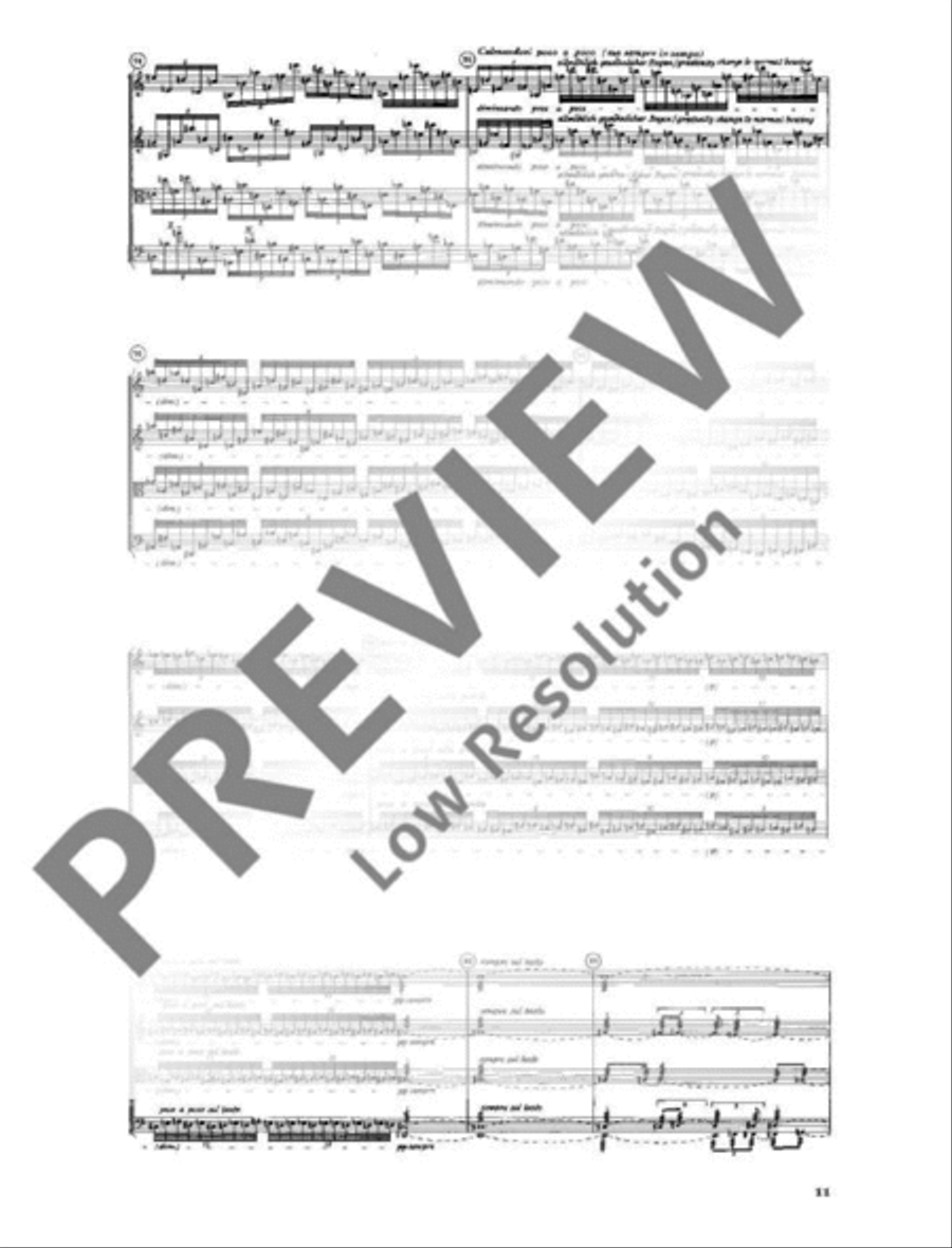 String quartet No. 2 String Quartet scores gallery preview page 12