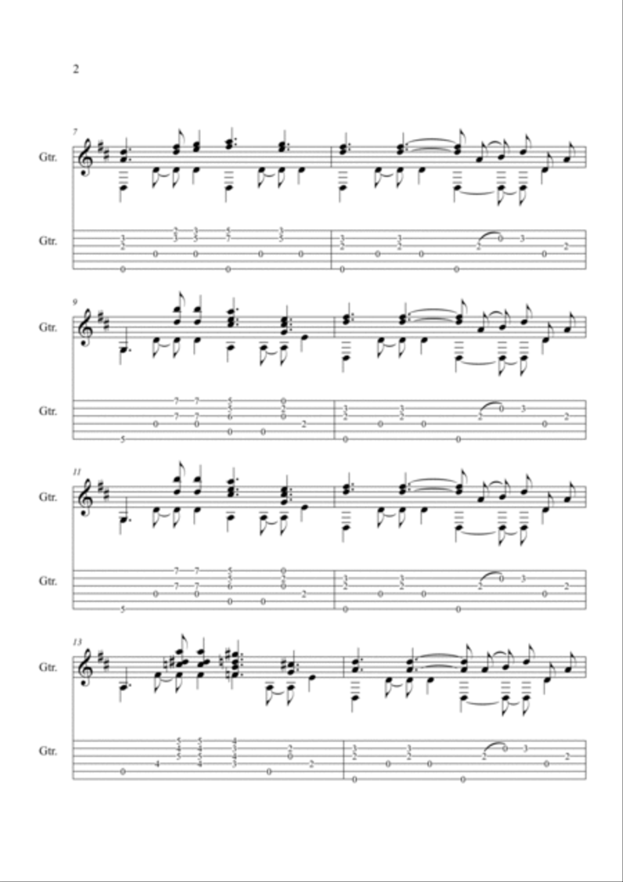 MARAINA Acoustic Guitar scores gallery preview page 3