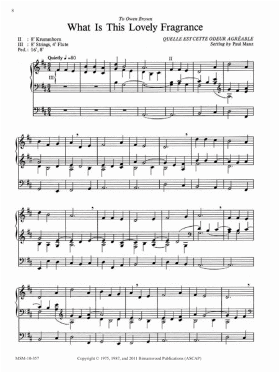 Ten Chorale Improvisations, Set 7 Organ scores gallery preview page 4