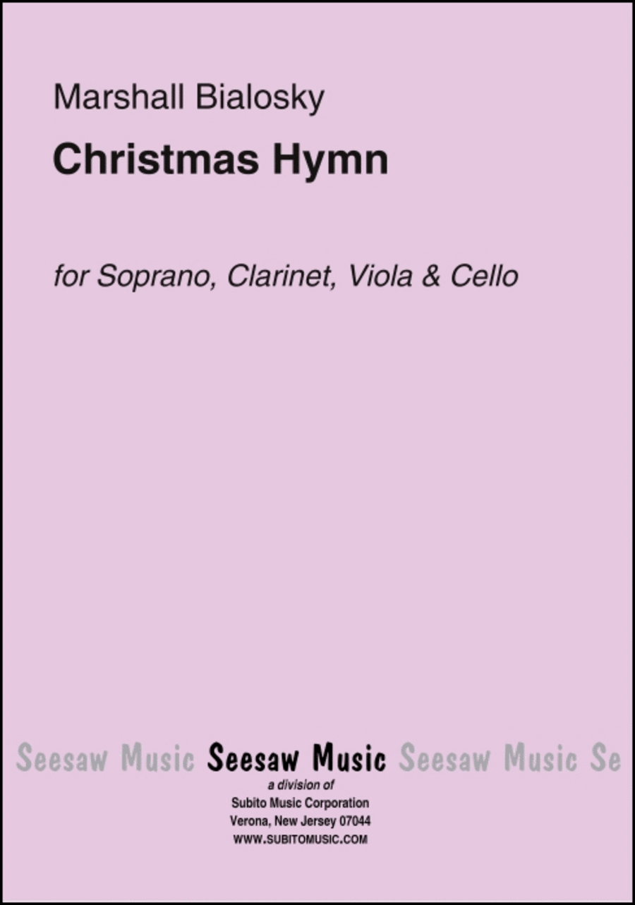 Christmas Hymn Christmas Hymn Choir scores gallery preview page 1