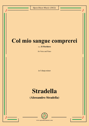 Stradella-Col mio sangue comprerei,from Il Floridoro,in f sharp minor