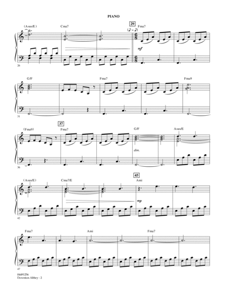 Downton Abbey - Piano